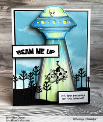 Whimsy Stamps UFO -stanssisetti