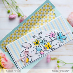Whimsy Stamps Slimline Envelope Builder -stanssisetti