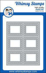 Whimsy Stamps Scallop Six A2 -stanssi
