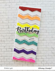 Whimsy Stamps Slimline Zig Zag Edger -stanssisetti