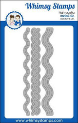 Whimsy Stamps Slimline Wavy Edger -stanssisetti