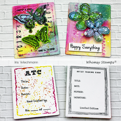 Whimsy Stamps Slimline ATC Windows -stanssisetti
