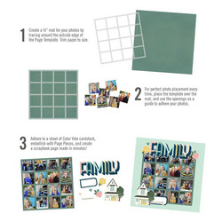 Simple Stories Simple Pages Page Template #7 -sapluuna