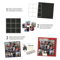 Simple Stories Simple Pages Page Template #8 -sapluuna