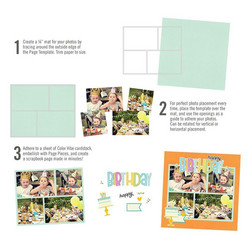 Simple Stories Simple Pages Page Template #9 -sapluuna