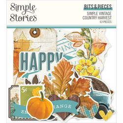 Simple Stories Simple Vintage Country Harvest Bits & Pieces, leikekuvat