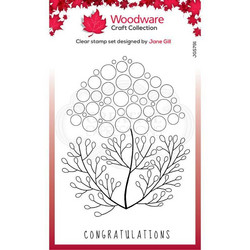 Woodware leimasin Bubble Bloom Carrie