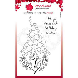 Woodware leimasin Bubble Bloom Betty