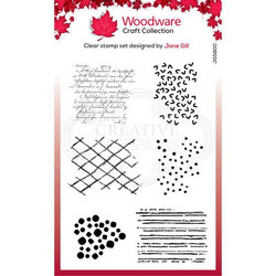 Woodware leimasin Bubble Texture Blots