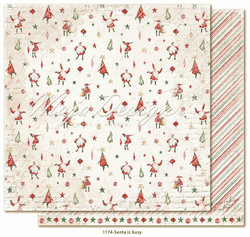 Maja Design Happy Christmas skräppipaperi Santa is busy