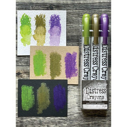 Tim Holtz Distress Crayons Pearl setti Halloween #2