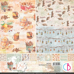 Ciao Bella Patterns Pad paperipakkaus The Gift of Love, 12