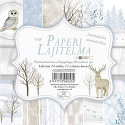 Paperilajitelma Talvimaisemat, 8