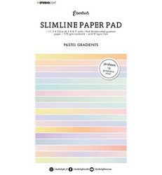 Studio Light Essentials -paperipakkaus Pastel Gradients, Slimline