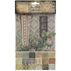 Tim Holtz Idea-Ology Worn Wallpaper Scraps -pakkaus, Halloween