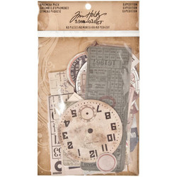 Tim Holtz Idea-Ology Ephemera Pack -korttikuvat Expedition