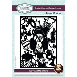 Creative Expressions Paper Panda -leimasin We’re All Mad Here
