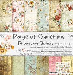 Craft O'clock paperipakkaus Rays of Sunshine, 12