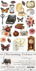 Craft O'clock paperipakkaus Universal, Vintage, Charming Extras