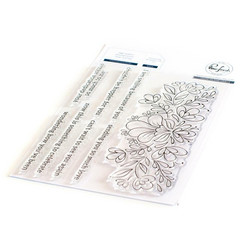Pinkfresh Studio leimasinsetti Charming Floral Border