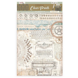 Stamperia Clear Prints A4 Lady Vagabond Lifestyle -asetaattiarkit, 6 kpl