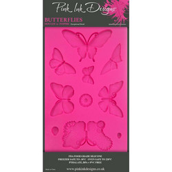 Pink Ink Designs Silicone Mould -muotti Butterflies