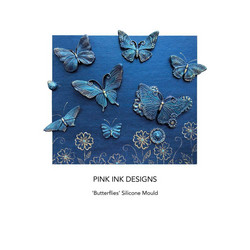Pink Ink Designs Silicone Mould -muotti Butterflies