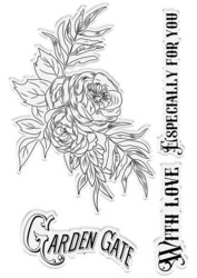 Crafter's Companion Belle Countryside leimasin- ja stanssisetti Statement Floral