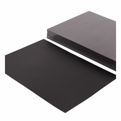 Florence Cardstock -paperi, sileä, A4, 100 kpl, musta, 200 g