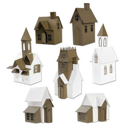 Sizzix Thinlits stanssi Village Collection, 87 osaa
