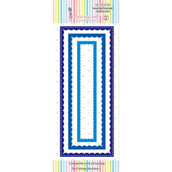 Dress My Craft stanssi Inverted Stitched Scalloped Slimline