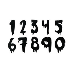 Dress My Craft stanssi Halloween Numbers