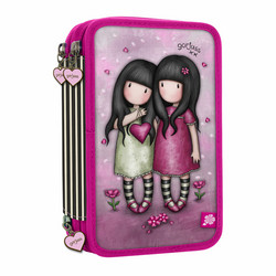 Gorjuss Pencil Case Triple Zip Filled You Can Have Mine -setti