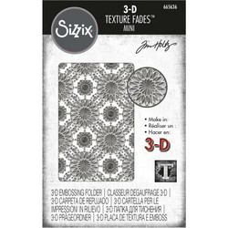 Sizzix 3-D Texture Fades kohokuviointikansio Mini Kaleidoscope