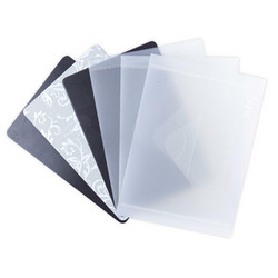 Sizzix Printed Magnetic Sheets -magneettilevyt sekä säilytystaskut, 3 kpl