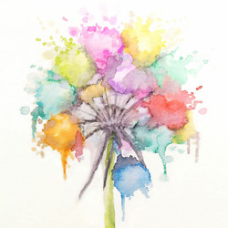 Florence Watercolour -vesiväripaperi, sileä, A5, 24 kpl, luonnonvalkoinen, 200 g