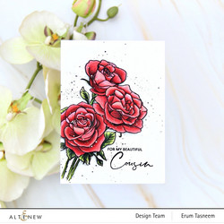 Altenew Paint-A-Flower: Rosa Floribunda -leimasinsetti