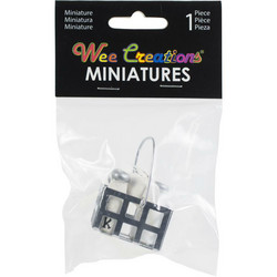 Touch Of Nature Miniature -koriste Basket Of Milk Bottles