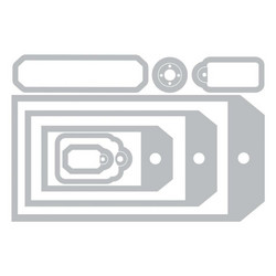 Sizzix Thinlits stanssisetti Tag Collection