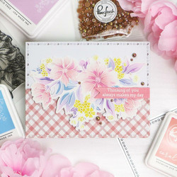 Pinkfresh Studio Cosmos Bunch -stanssi