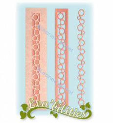 Leane Creatief stanssisetti Borders Circles