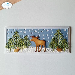 Elizabeth Craft Designs stanssi Winter Scenery