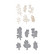 Spellbinders Glimmer Hot Foil -kuviolevy Organic Foliage + stanssi