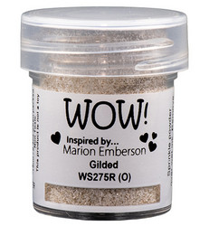 Wow! Embossing Glitters -kohojauhe, sävy Gilded by Marion Emberson (R,O)