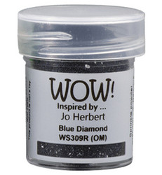 Wow! Embossing Glitters -kohojauhe, sävy Blue Diamond by Jo Herbert (R,OM)