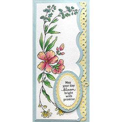Stampendous leimasinsetti Bloom Bright
