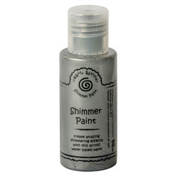 Cosmic Shimmer Shimmer Paint -maali, sävy Tarnished Silver
