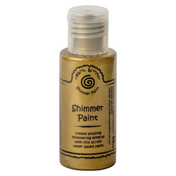 Cosmic Shimmer Shimmer Paint -maali, sävy Tarnished Gold