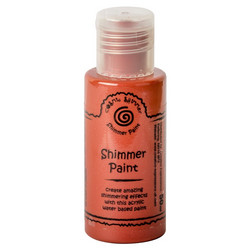 Cosmic Shimmer Shimmer Paint -maali, sävy Russet Red