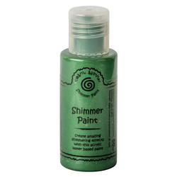 Cosmic Shimmer Shimmer Paint -maali, sävy Malachite